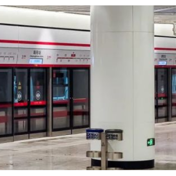 Ceramic powder coating for subway station aluminum panels