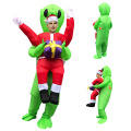 Christmas Gift Santa Claus Costume Adult Halloween Party Mascot Inflatable Costumes Fancy Role Play Disfraz for Man Woman