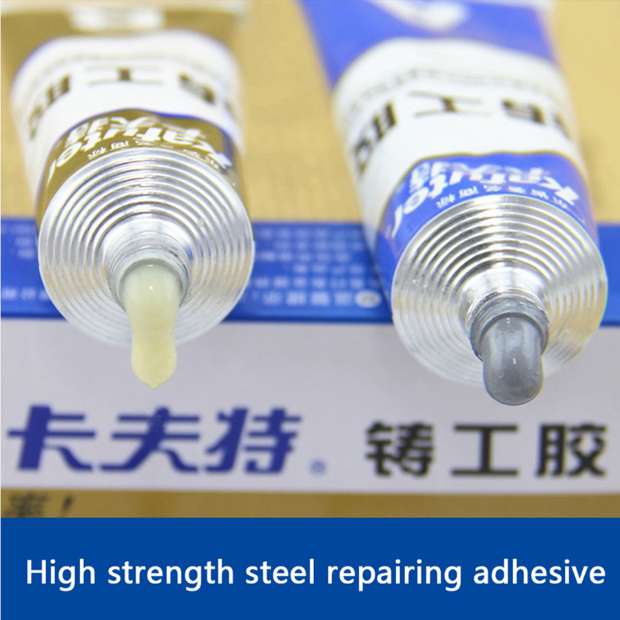 Kafuter 1 set AB Glue A+B Curing Super Liquid Glass Metal Rubber Waterproof Strong Adhesive Glue For Stainless Steel Alloy