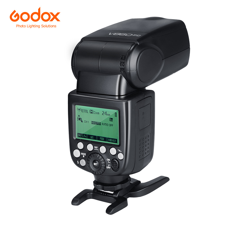 Godox V860 II V860II-S V860II-C 860II-N Speedlite Li-ion Battery Fast HSS Flash For Sony A7 A7S A7R for Nikon Canon Olympus Fuji