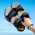 Men Sandals Leather 2020 New Summer Outdoor Mens Casual Shoes Walking Sandals Beach Soft Rubber Mens Shoes Large Sizes Footwear