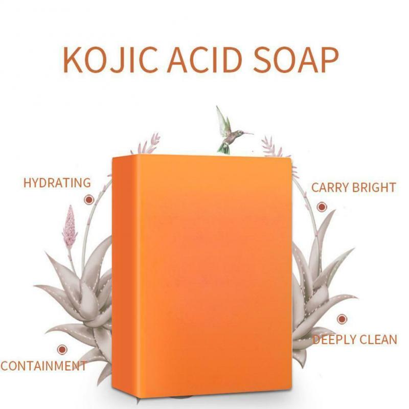 100% Pure Skin Lightening Kojic Acid Soap Moisturizing Kojie San Whitening Soap Brighten And Repair The Skin Face Cleaner TSLM1