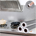 Kitchen Self Adhesive Oilproof Stickers Wallpaper Home Decor High Temperature Cabinet Stove Waterproof Aluminum Foil Wall Papers
