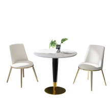 best selling dining room furniture circle round ceramic table coffee dining chair