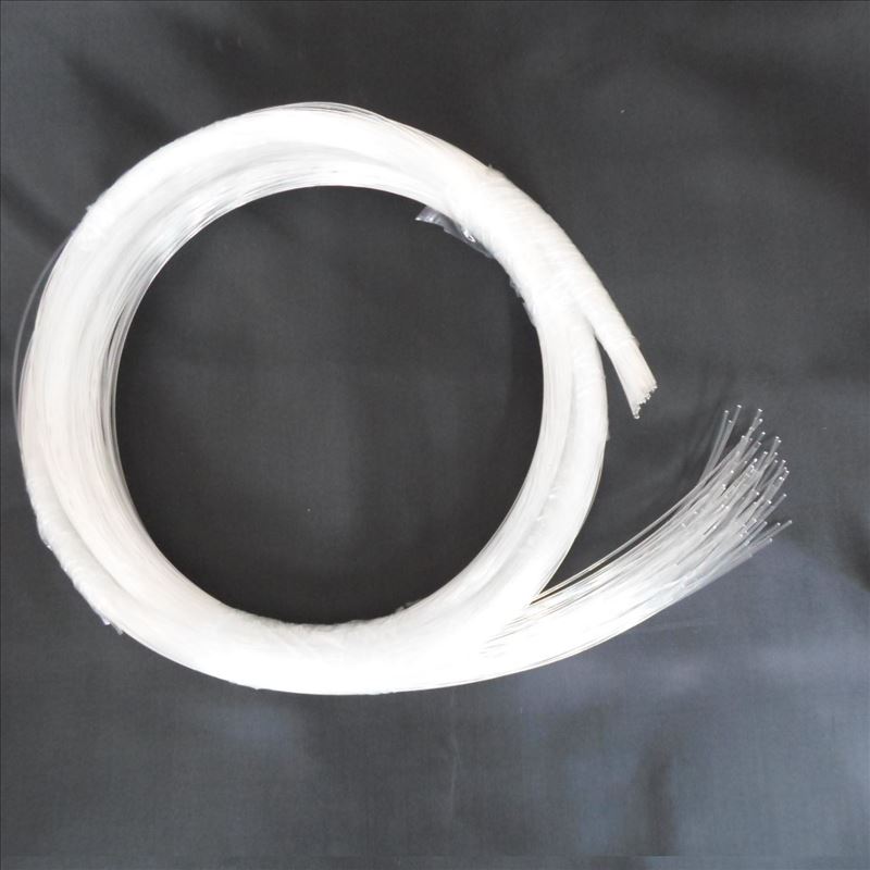 100PCS X 0.75mm diameter X 2meter long end glow PMMA fiber optic cable for DIY stands ceiling decoration free shipping