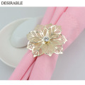 DESIRABLE High-Grade Napkin Ring 10Pcs Home Hotel Restaurant Wedding Special Delicate Bauhinia Napkin and Mouth Cloth Decoration