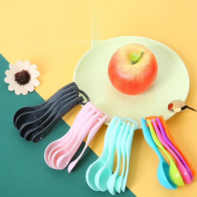 4 Pcs/Set Kitchen Cooking Accessories Tea Coffee Measuring Spoon New Durable Stainless Steel Measuring Cup Measuring Tools Set