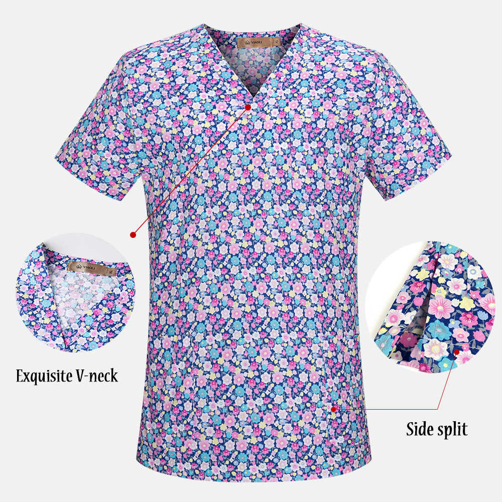 new medical surgical uniforms pharmacy hospital scrubs tops breathable beauty salon dentistry pet doctor overalls nurse uniform