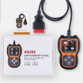 ANCEL AS200 OBD2 Scanner Live Data OBD 2 Code Reader Multi-language Car Scanner For Engine Check Car Diagnostics