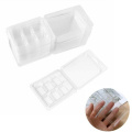 20PCS Plastic Wax Melt Clamshells Molds Containers for Wickless Candle 6 Grid Paraffin Box Scented
