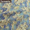 Teramila Cotton Linen Fabric Meters Ankara African Telas Tissu DIY Curtains Patckwork Tablecloth Material Cushion Bag