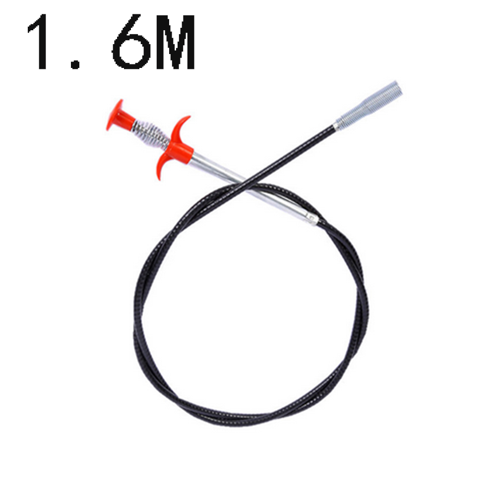 1.6M Sewer pipe dredging artifact four-claw extractor cleaning floor drain hair grab hook kitchen foreign object gripper