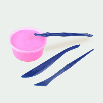 3PCS DIY Pottery Sculpture Mould Tool Kit Plastic Double-head Polymer Clay Carving Tools Accessories