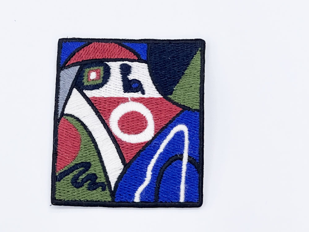 Special embroidery thread embroidery badges