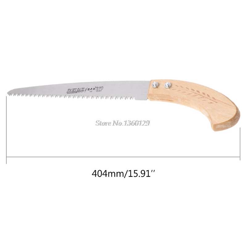 2020 High Quality New 270mm Pruning Saw 3 Cutting Edges 65 Mn Woodworking Garden Tool with Wood Handle Dropship