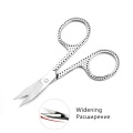 High Quality Stainles Steel Tilte Sharp Tip Eyebrow Star Makeup Scissor Manicure Face Hair Trimming Tweezer Scissors Beauty Tool