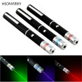 5MW 650nm Green Laser Pen Black Strong Visible Light Beam Laserpoint 3colors Powerful Military Laser Point Pen