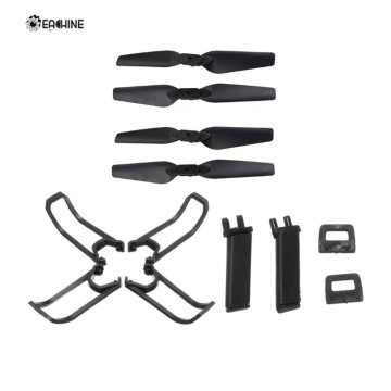 Original Eachine E58 RC Drone Quadcopter Spare Parts Crash Pack Kits Propeller Blade Set With Clip Props Guard Landing Gear