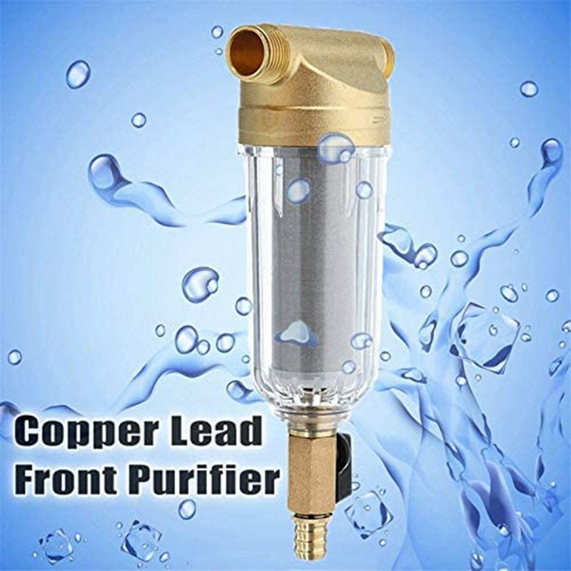 6 Points Front Purifier Copper Lead Water Filters Home Dust Mesh for Well Water Hose Sediment Filters