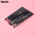 10pcs Magical 10 Colors Lip Liner Makeup Lasting Waterproof Does Not Fade Surface Matte Wooden Lipstick Pen Make Up Tools TSLM2