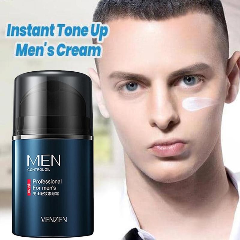 Men Concealer Tone-up Makeup Cream Foundation Nourishing Brightens Lasting Cover Acne Instant Mens BB Cream