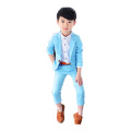 Fashion Boys suit pink blue Casual Tuxedos Kids Solid Formal Wedding boys Suit Blazers set Kids baby boys Suit 2pcs (pant+coat)