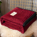 Soft Warm Coral Fleece Blanket Winter Sheet Bedspread Sofa Solid Color Throw Mechanical Wash Flannel Blankets and Throws