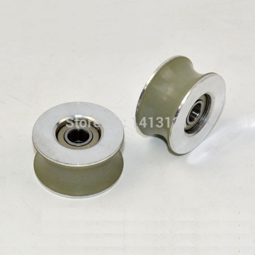 free shipping Polyester caster door pulley hardware part muted wheel Automatic door sensors hanging wheels fitting