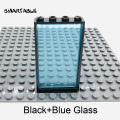 Black with blue glas
