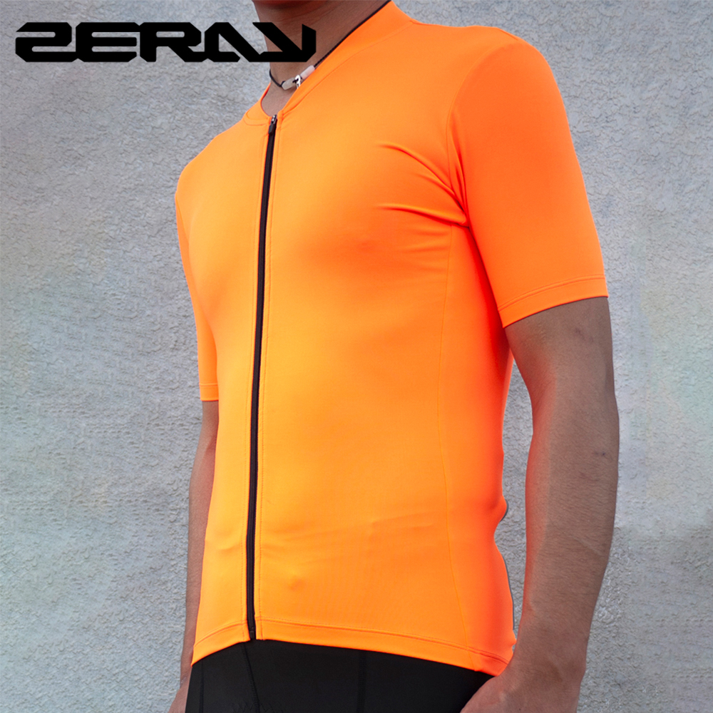 ZERAY Road MTB Cycling jersey Milk silk fabric Reflective Riding Short Sleeve Mountain Bike Racing T-shirt Bicycle Equipments