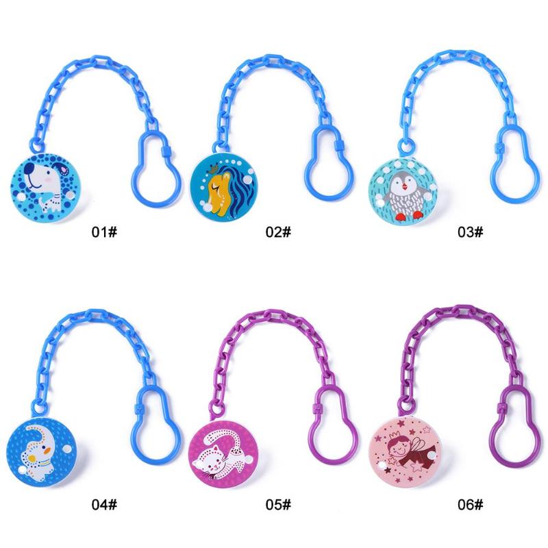 Baby Infant Toddlers PP Strap Pacifier Chains Safe Teething Chain Baby Teether Eco-friendly Pacifier Clips Holder Chain