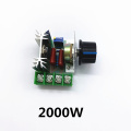 AC 220V 2000W 4000W SCR Voltage Regulator Dimming Dimmers Motor Speed Controller Thermostat Electronic Voltage Regulator Module