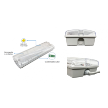 LED rechargeable bulkhead emergency light