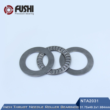 NTA2031 + TRA Inch Thrust Needle Roller Bearing With Two TRA2031 Washers 31.75*49.2*1.9837mm 5Pcs TC2031 NTA 2031 Bearings