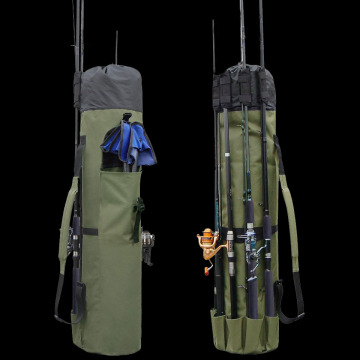 WALK FISH Fishing Portable Multifunction Nylon Fishing Bags Fishing Rod Bag Case Fishing Tackle Tools Storage Bag