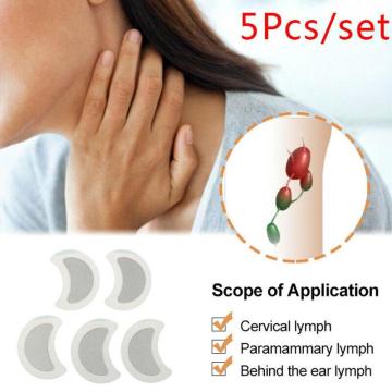 1/5pcs Lymphatic Detox Patch Neck Anti-Swelling Herbs Effective Care Sticker Lymph Health Node Painless Breast Plaster Trea W2J3