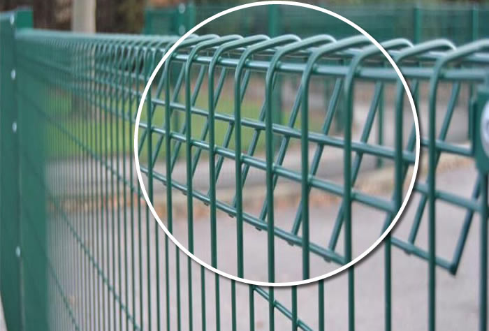 ANJIA Group triangle bending 3D welded fence panel adaptable to sloped terrain perimeter security