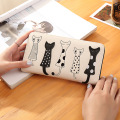 Women Cat Cartoon Wallet Luxury High Quality Creative Female Card Holder Casual Zip Ladies Clutch PU Leather Coin Purse 179Q