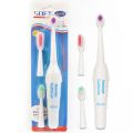 Electric Massage Toothbrush 3 Head Replacement Battery Operated Portable Brush Head Smart Chip Healthy Whitening Gift!