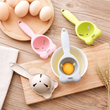Plastic Egg Dividers Egg Yolk Separator Safe Practical Hand Egg Tools Kicthen Cooking Gadgets Maker Without Shell Egg Steamer