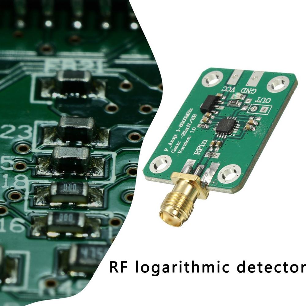 AD8318 RF Logarithmic Detector 70dB RSSI Measurement Power Meter Professional 1-8000MHz Spectrum Analyzer Gain Control