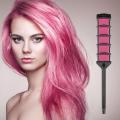 6 Colors Mini Disposable Personal Use Hair Chalk Color Comb Dye Kits Temporary Party Cosplay Salon Fashion Hair Color Comb TSLM2