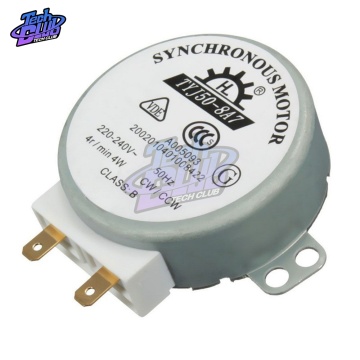 AC 220V-240V 50Hz CW/CCW Microwave Turntable Turn Table Synchronous Motor TYJ50-8A7 D Shaft 4 RPM