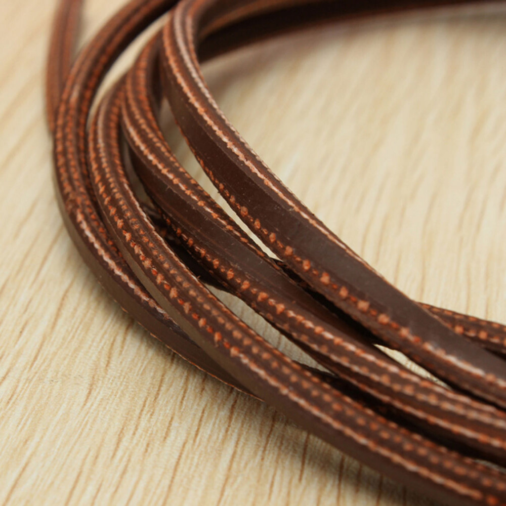 1pc Top Quality 180cm Leather Belt Treadle Parts with Hook for Singer Jones Sewing Machine Sewing Tools Accessory