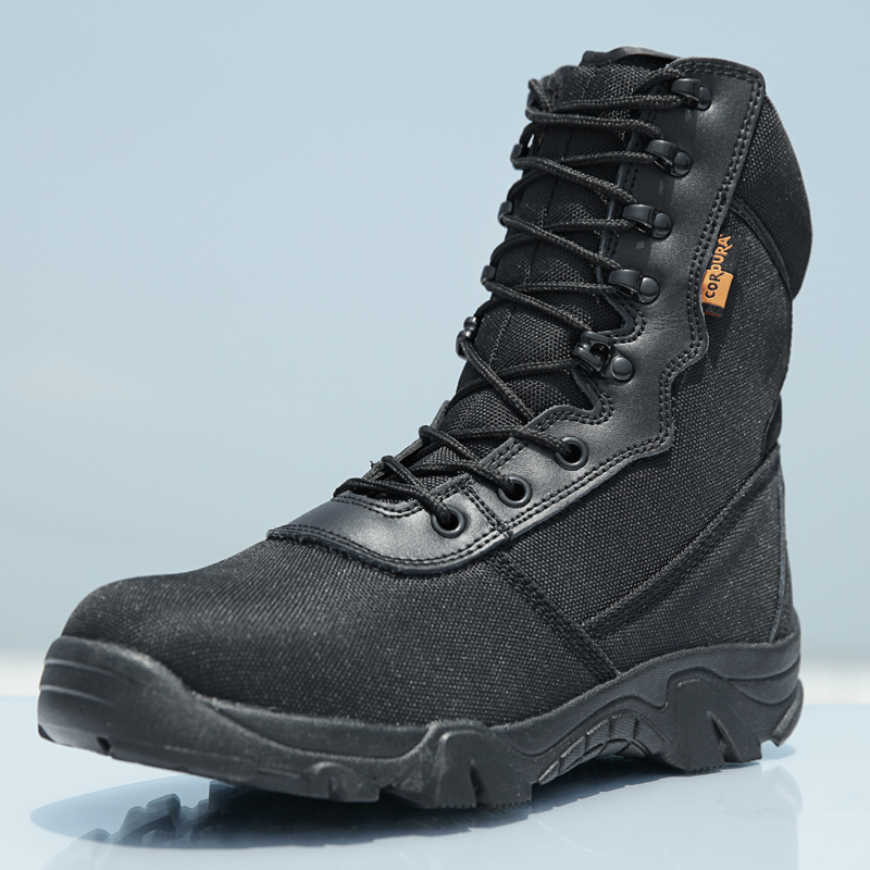 Tactical Military Trekking Boots Man Camping Climbing Sports Hunting Black Army Shoes Mens Hiking Outdoor Sneakers Shoe Men