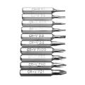 10pcs CR-V Screwdriver Bits Set Torx Bits Set 4mm Phillips Slotted Torx Batch Head Bit Mobile Phone Repair Tool