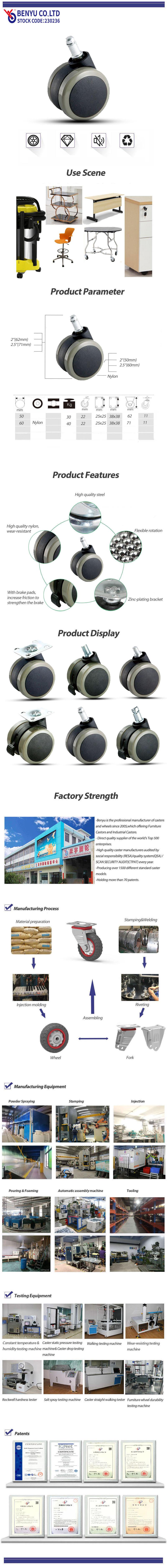Black Furniture Chair Wheels