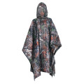 Military Outdoor Hunting Ghillie Suits Raincoat Waterproof Environmental Unisex Raincover Emergency Poncho Hunting Ghillie Suits