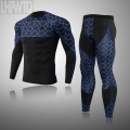 Plaid Thermal Underwear Sets For Men Winter Thermo Underwear Long Johns Winter Clothes Men Thick Thermal Clothing Solid Drop