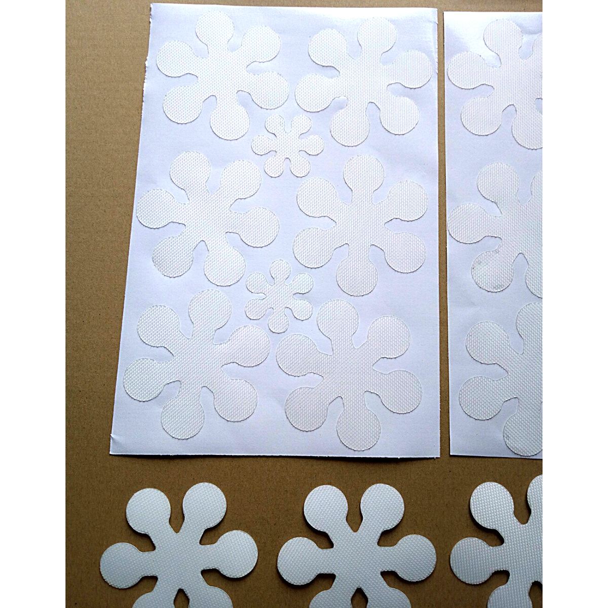 8pcs/pack Non Slip Practical Snowflake Shape Anti-slip Bathtub Stickers Decals Bath Shower Treads for Home Toilet Bathroom A30